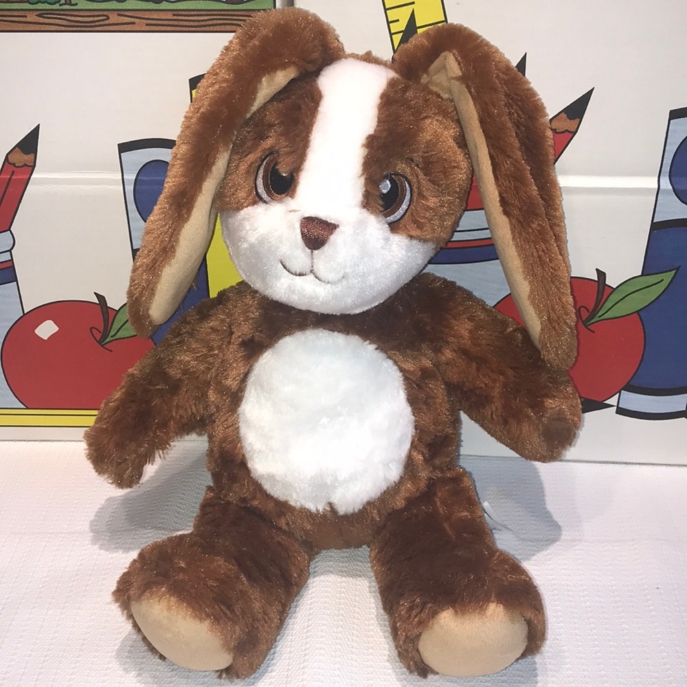 Adorable Dark Brown Bunny w/baby giggles sound BAB